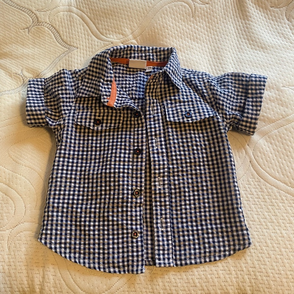 Baby Crown & Ivy Checkered Shirt